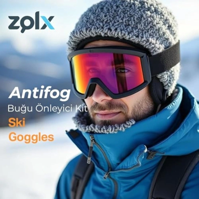 30ML Buğu Önleyici Antifog Kit ve 15x18 Tezleme Bezi Seti