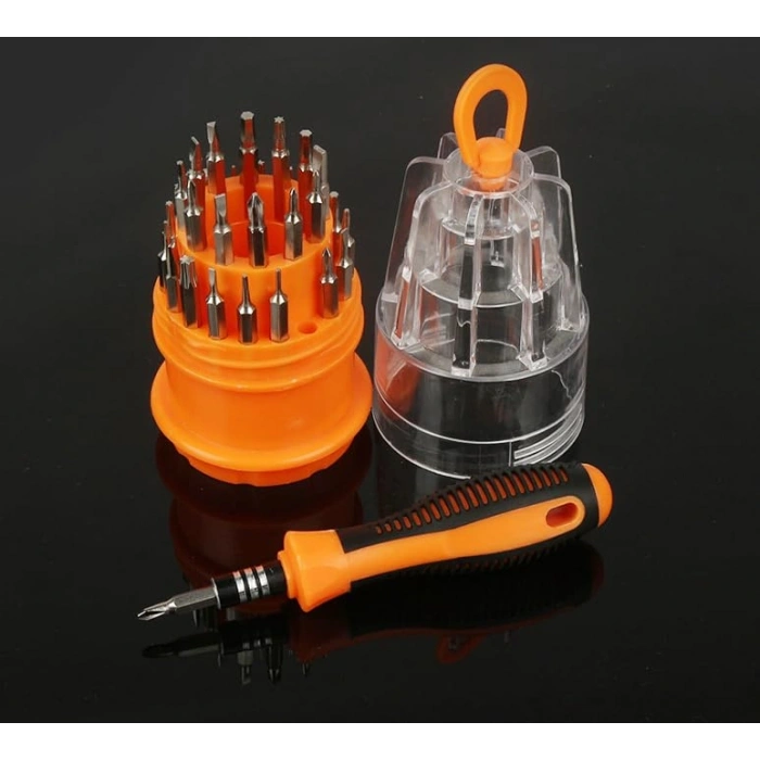 31 Parça Taşınabilir Tornavida Bits Uç Seti, Yumurta Şeklinde