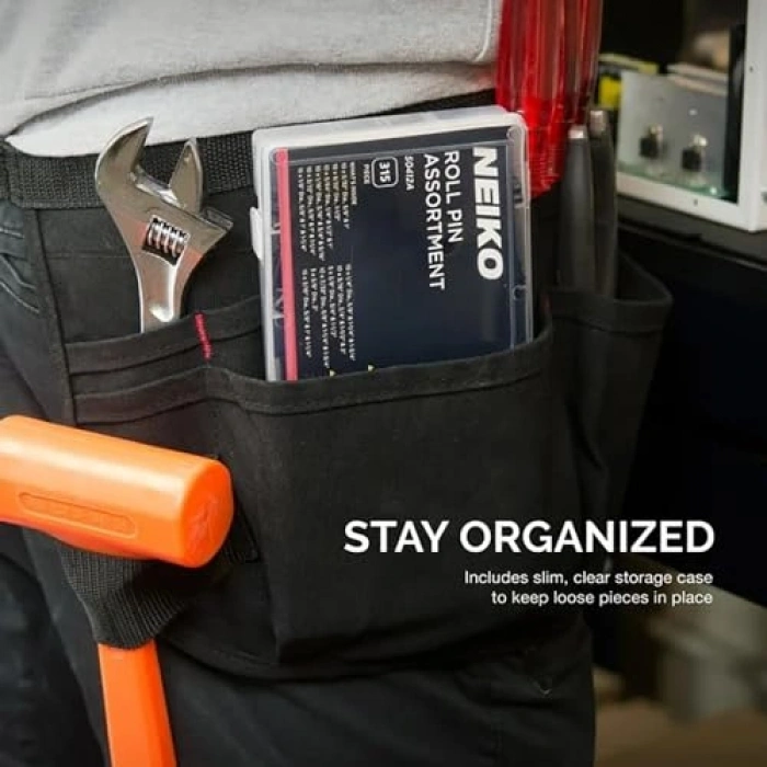 315 Parça Rulo Pin Seti, Saklama Kutusunda, Düz Yaylı Çelik