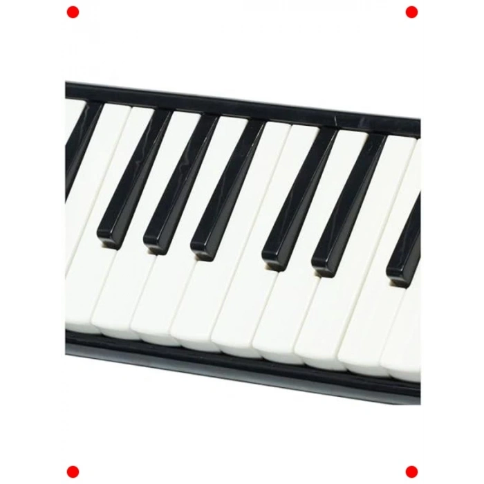 32 Tuşlu Siyah Melodika Seti + Metod Hediyeli