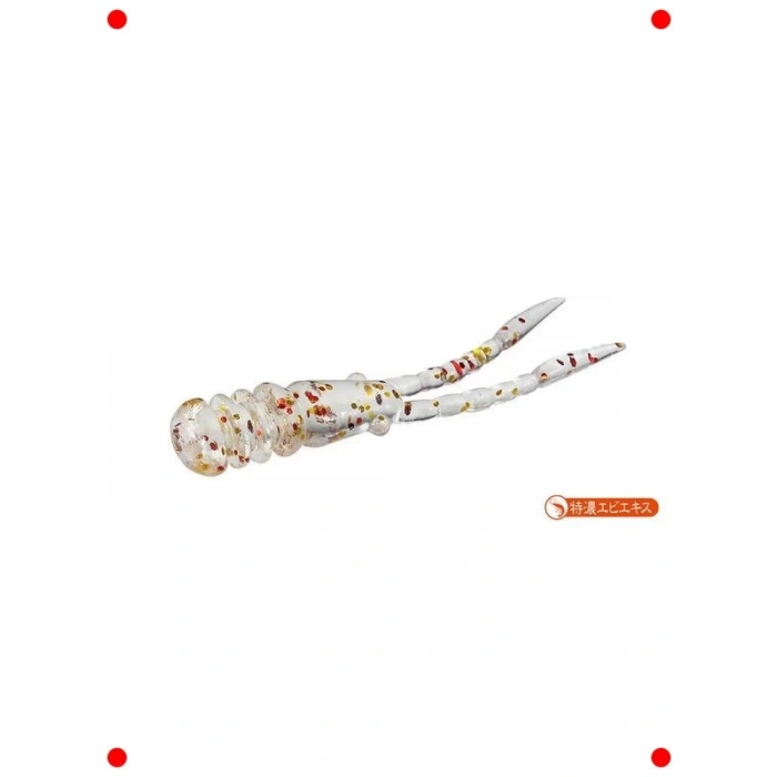 34mm Gerçekçi Renkler Silikon Suni Balık Yemi