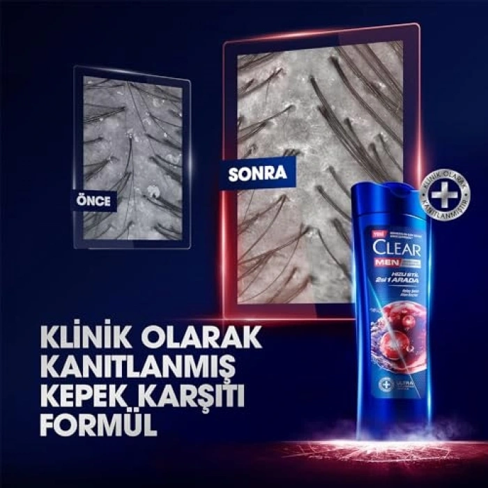 350 ml Kolay Şekil Alan Saçlar İçin 2si 1 Arada Şampuan