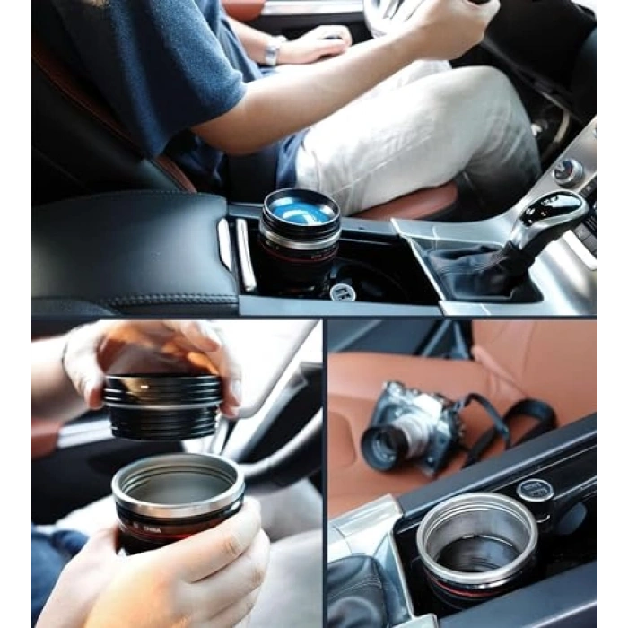 350 ml Termos Kupa, Kahve ve Çay İçin Lens Tasarım