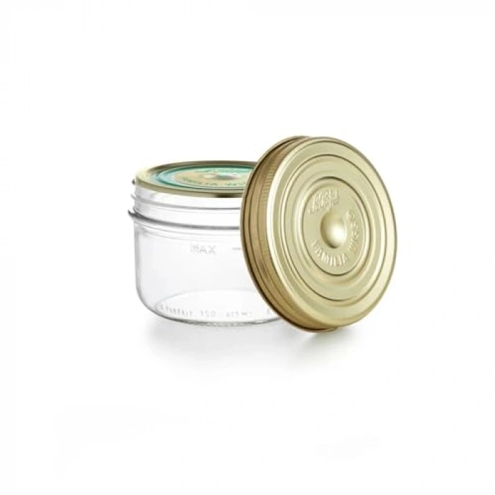 350ml Sızdırmaz Kapaklı Cam Kavanoz, 6 Adet Set