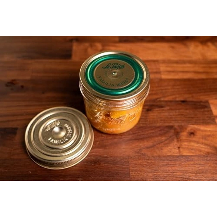 350ml Sızdırmaz Kapaklı Cam Kavanoz, 6 Adet Set