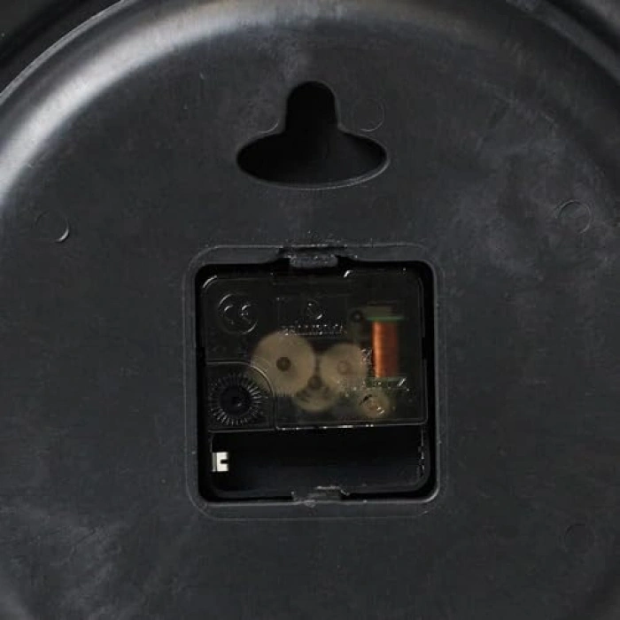 36 cm Gerçek Bombe Cam Duvar Saati, Sessiz Mekanizma