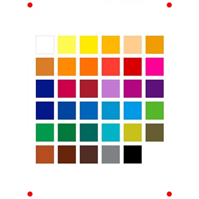 36lı Kuru Boya Kalemi Seti - Canlı Renkler