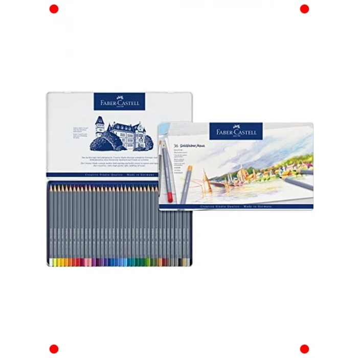 36lı Suda Çözünebilir Sulu Boya Kalemi Seti