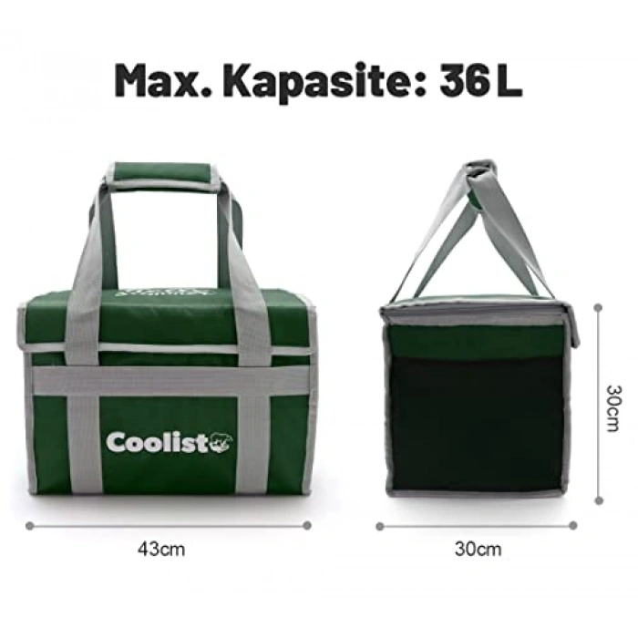 36 Litre Katlanabilir Termos - Bez Çanta ve Buzluk Özelliği