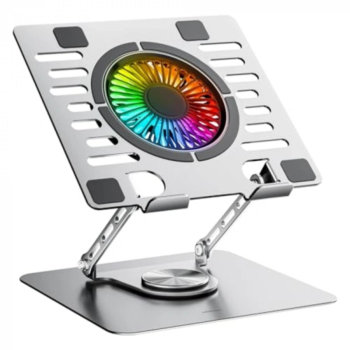 360 Derece Dönebilen Laptop Standı, Ayarlanabilir