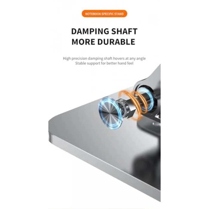 360 Derece Dönen Katlanabilir Laptop Standı Taşınabilir Kullanım