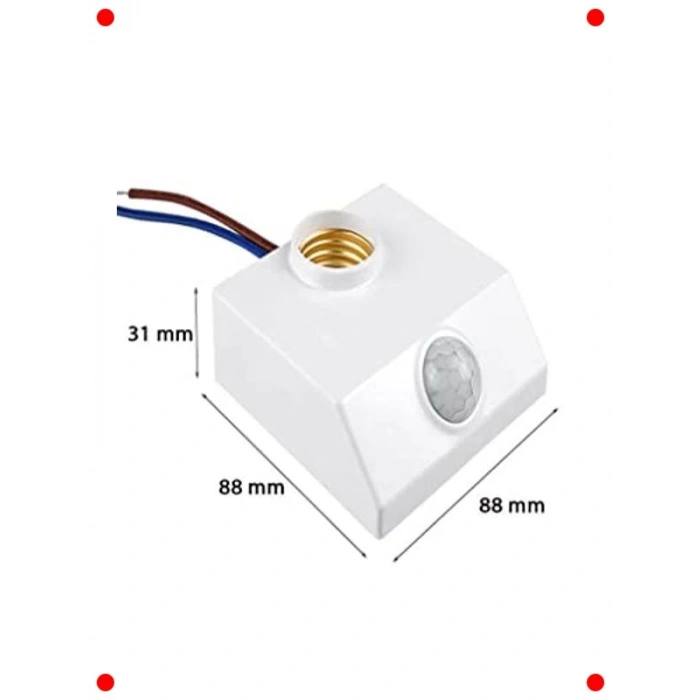 360 Derece E27 Duylu Hareket Sensörü