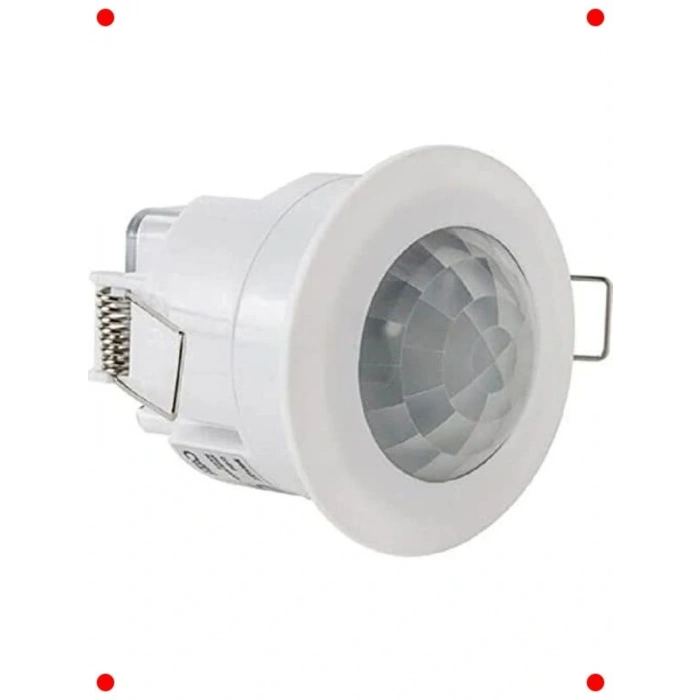 360 Derece Sıva Altı Hareket Sensörü, Beyaz