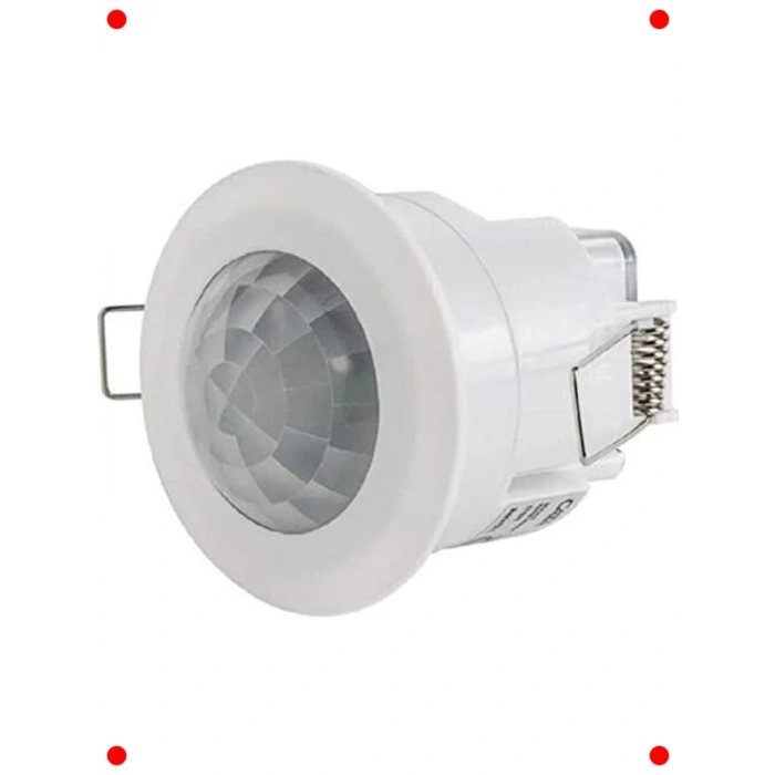 360 Derece Sıva Altı Hareket Sensörü, Beyaz