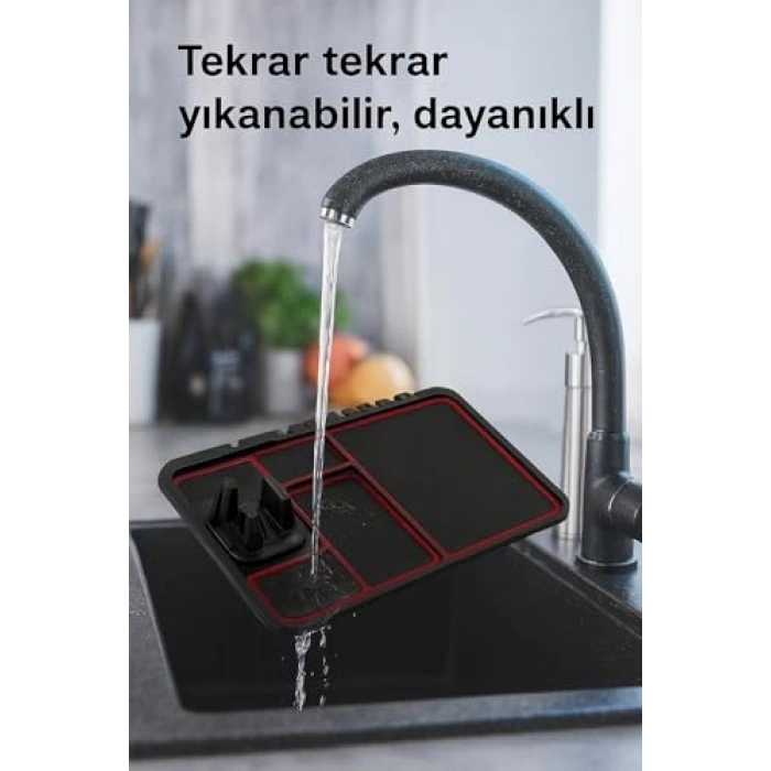 360° Döner Araç İçi Telefon Tutucu, Vakumlu Taban