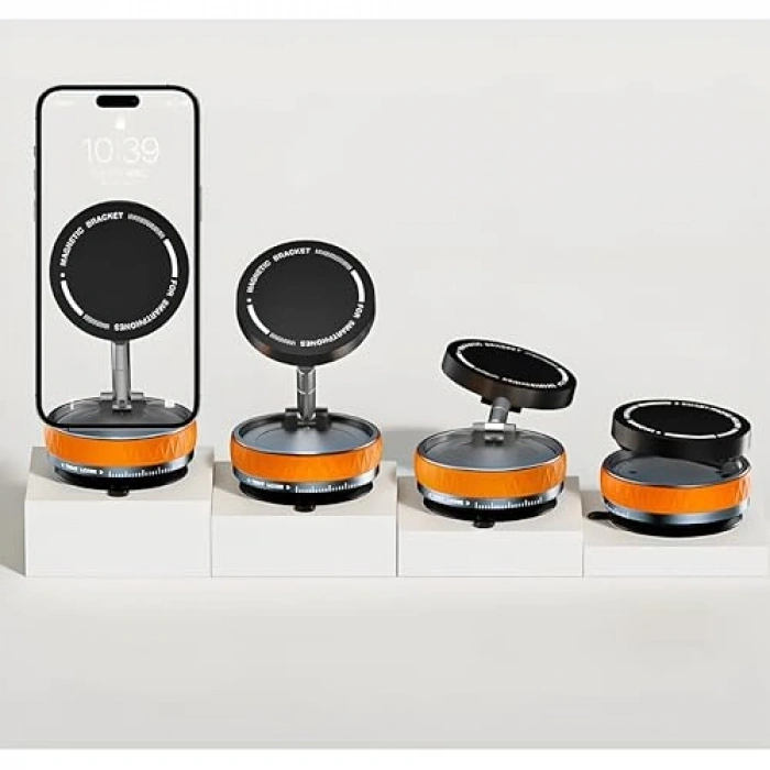 360° Döner Başlıklı Manyetik Araç Telefon Tutucu, Güçlü Sabitleme
