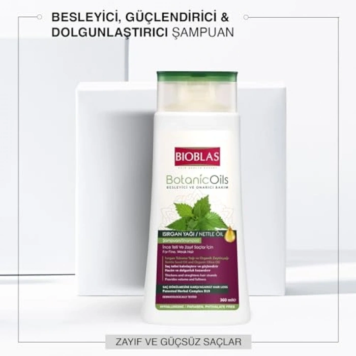 360 ml Bitkisel Saç Dökülmesine Karşı Şampuan ile Güçlenin