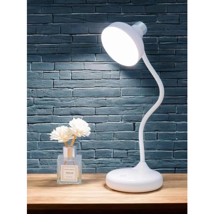 36cm Modern USB Şarj Edilebilir Masa Lambası, Esnek Boyun Tasarımı
