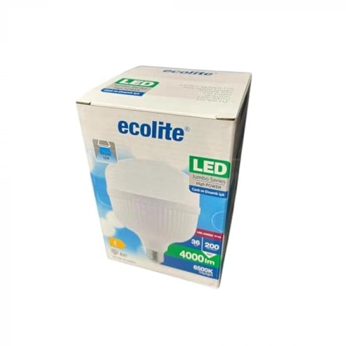 36W Enerji Tasarruflu LED Ampul, E27 Duy, 4000 Lümen