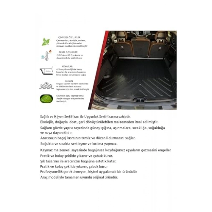 3D Baj Havuzu, Audi A3 Hb 2020 Sonrası Uyumlu