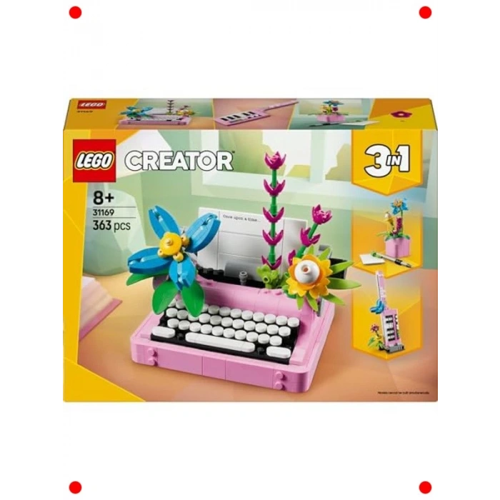 3’ü 1 Arada Çiçekli Model Yapım Seti