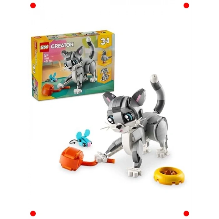 3’ü 1 Arada Hayvan Yapım Seti (407 Parça)