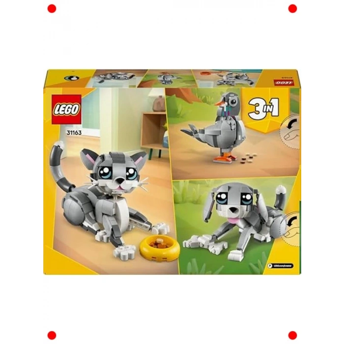 3’ü 1 Arada Hayvan Yapım Seti (407 Parça)