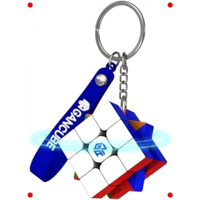 3x3 Anahtarlık Zeka Küpü - Özel Tema