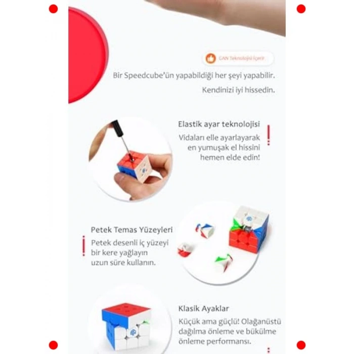 3x3 Anahtarlık Zeka Küpü - Özel Tema