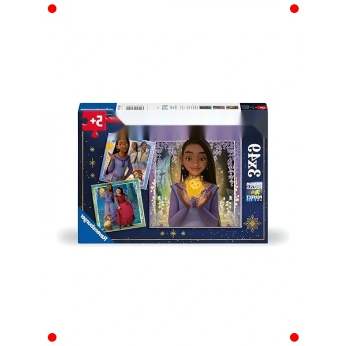 3x49 Parça Sihirli Dilek Temalı Yapboz Seti