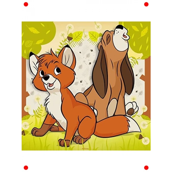 3x49 Parça Vahşi Hayvanlar Temalı Çocuk Yapbozu Seti