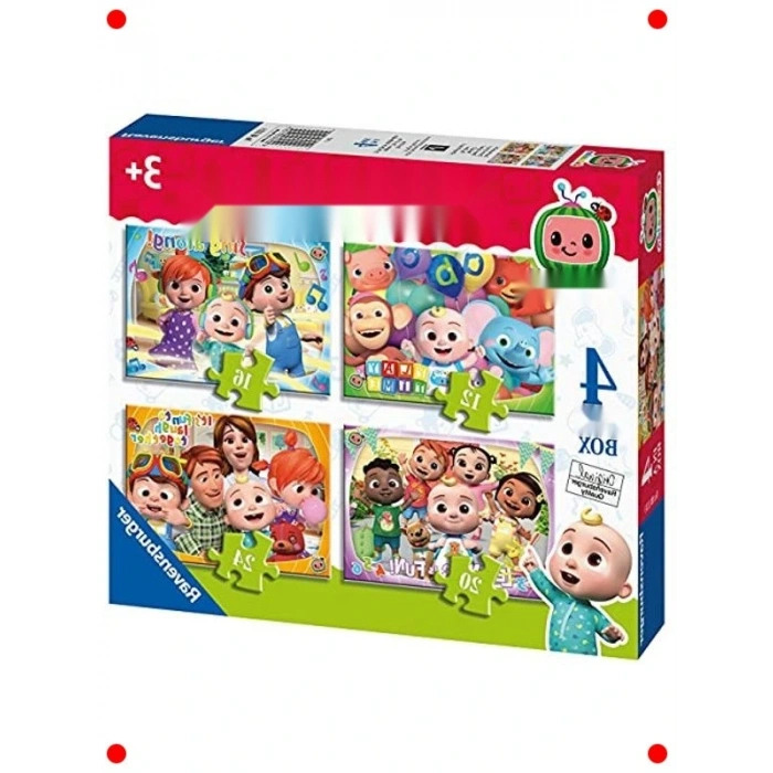 4 Farklı Temalı Çocuk Puzzle Seti