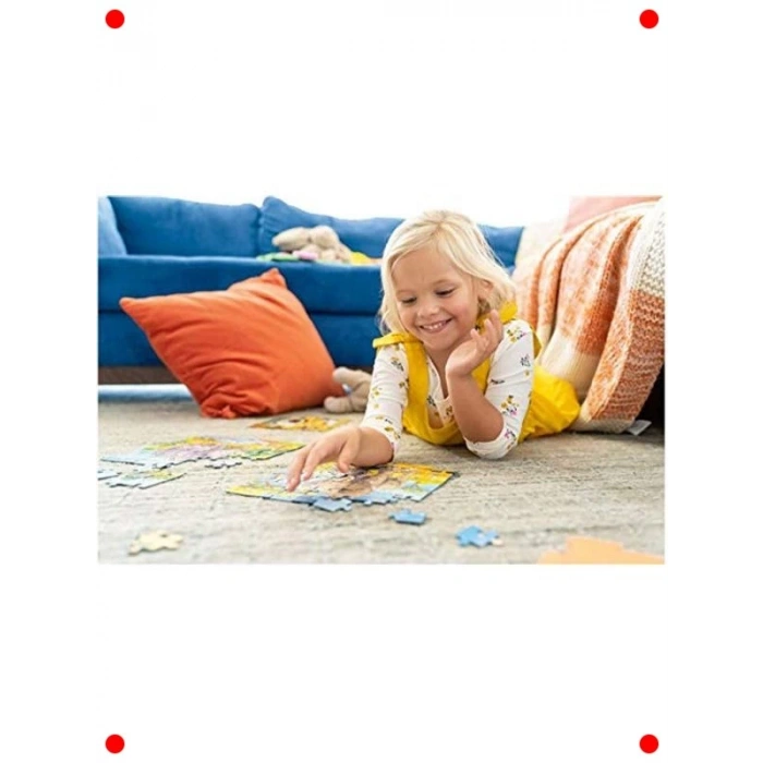 4 Farklı Temalı Çocuk Puzzle Seti