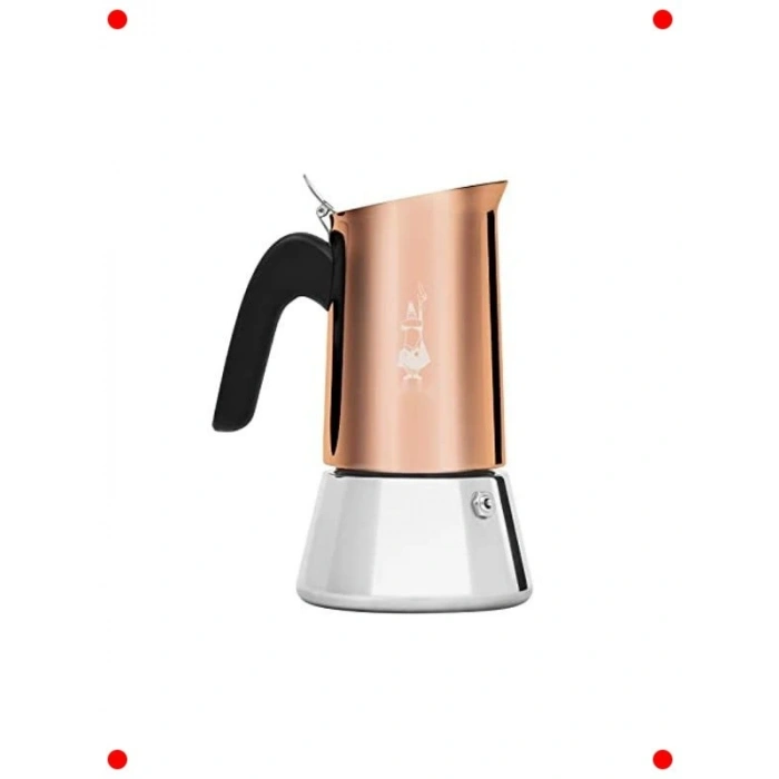 4 Fincan Paslanmaz Çelik Ocak Üstü Espresso Makinesi