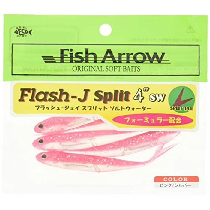 4 İnç Olta, 5 Adet/Paket, Pink/Silver Renk Seçeneği