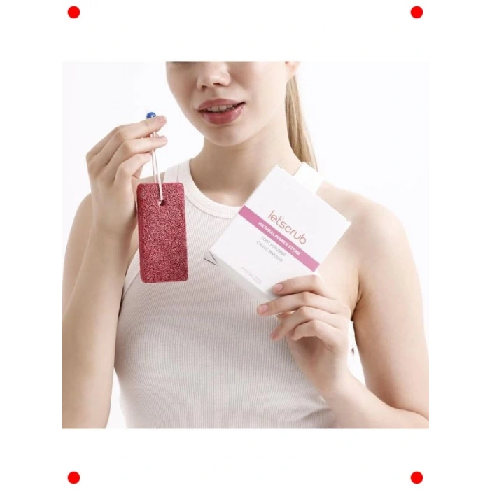 4lü Doğal Ponza Taşı Seti Ayak ve Cilt Bakımı