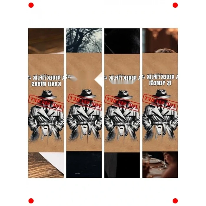 4lü Gizemli ktif Davası Oyunu Seti