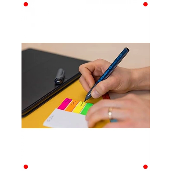 4lü Kalıcı Keçeli Kalem Seti - Çeşitli Renkler