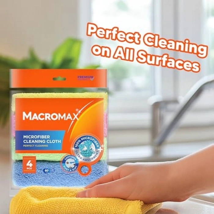 4lü Krofiber Tezlik Bezi, Çok Amaçlı Temizlik