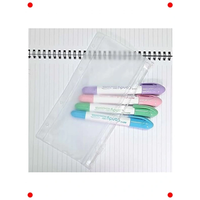 4lü Pastel Kuru Jel Kalem Seti - Canlı Renkler