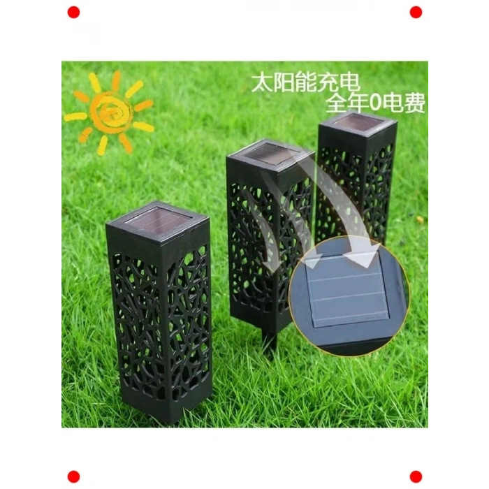 4lü Solar Bahçe Aydınlatması - Yürüyüş Yolu Işıkları