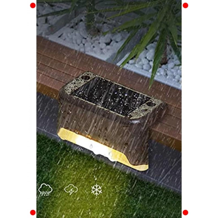 4lü Solar LED Bahçe & Yol Lambası