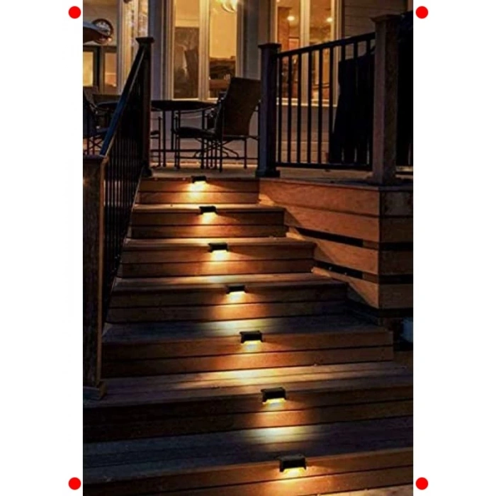 4lü Solar LED Bahçe & Yol Lambası