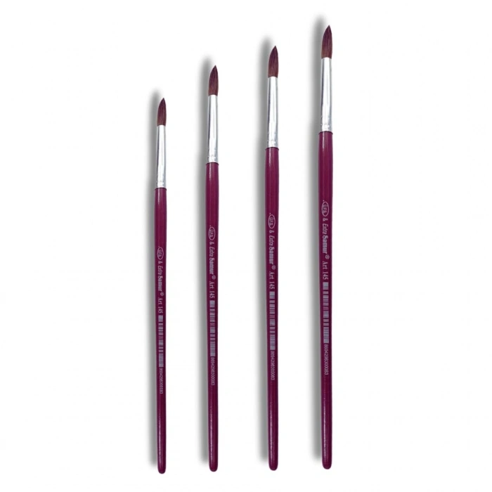 4lü Sulu ve Akrilik Fırça Seti, Yüksek Performanslı