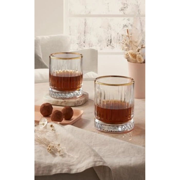 4lü Viski Bardağı Seti, 355 cc Kapasite