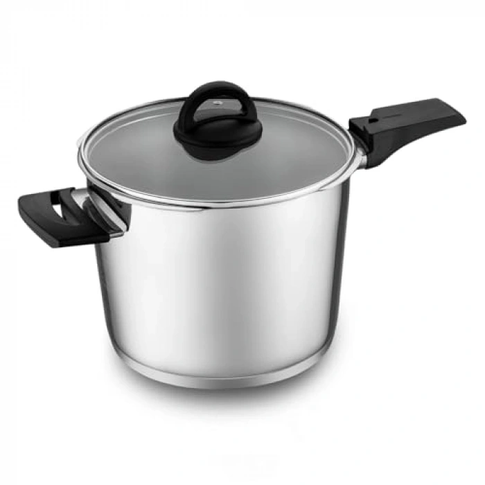 4 ve 6 Litre Kapasiteli Paslanmaz Çelik Düdüklü Tencere Seti