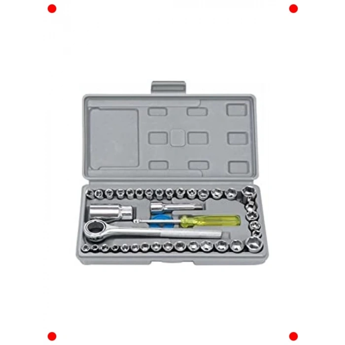 40 Parça Cırcırlı Lokma Seti - Çantalı