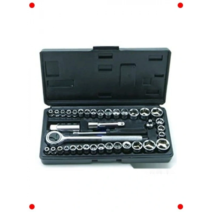 40 Parça Pratik Cırcırlı Lokma Takımı Özel Çantalı