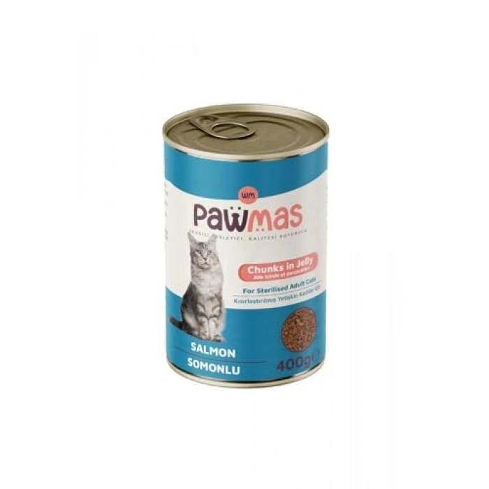400 Gr Somonlu Kısırlaştırılmış Yetişkin Kedi Konservesi