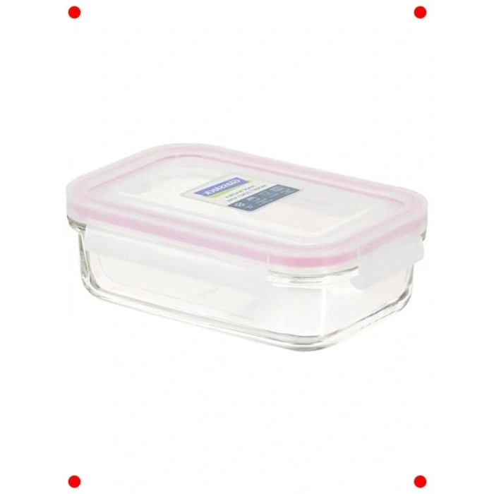 400 ml Dikdörtgen Cam Saklama Kabı